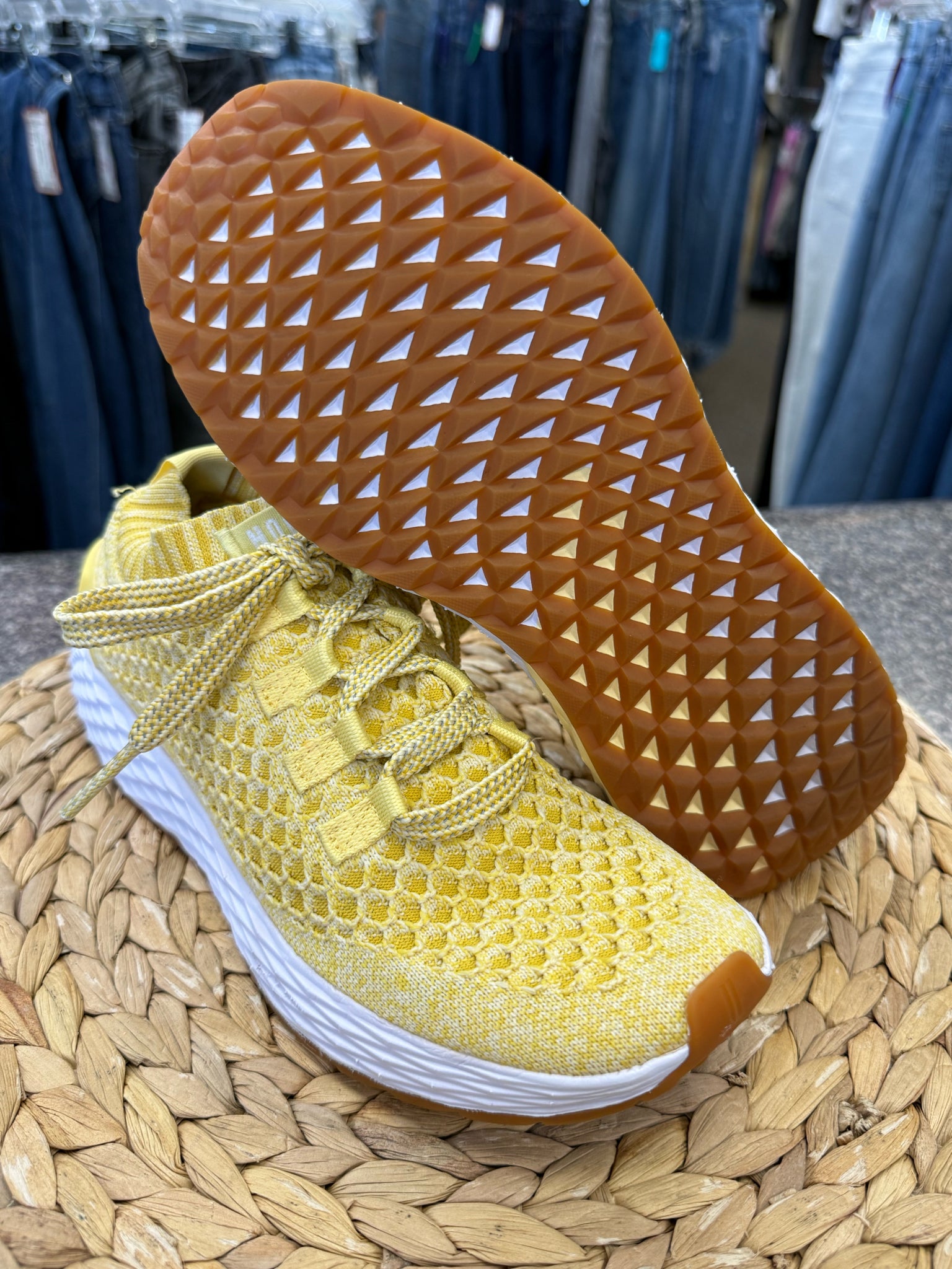 Pre-owned No Bull Yellow Size 6.5 Sneaker
