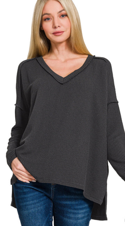 New Zenana Black Size M/L Blouse