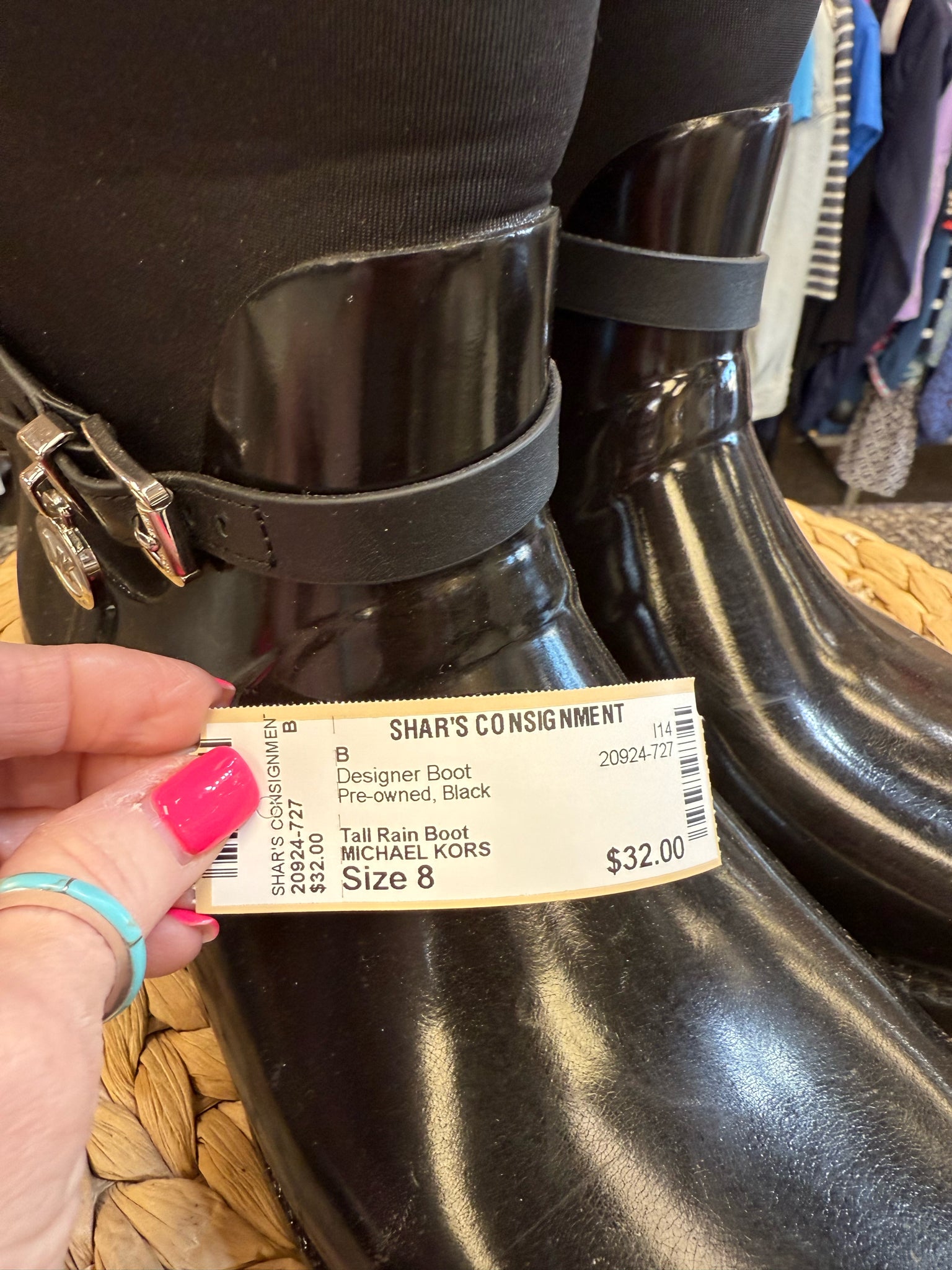 Pre-owned MICHAEL KORS Black Size 8 Designer Boot