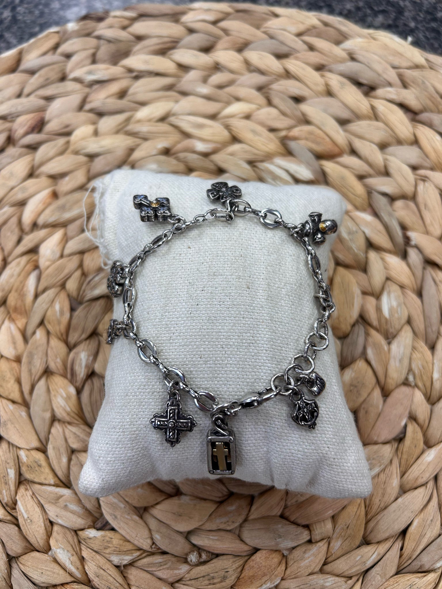 Pre-owned BRIGHTON STERLING SILVER Designer Bracelet