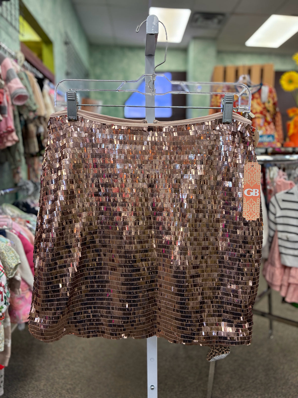 New with Tag GB Rose gold Size 9 Skirt