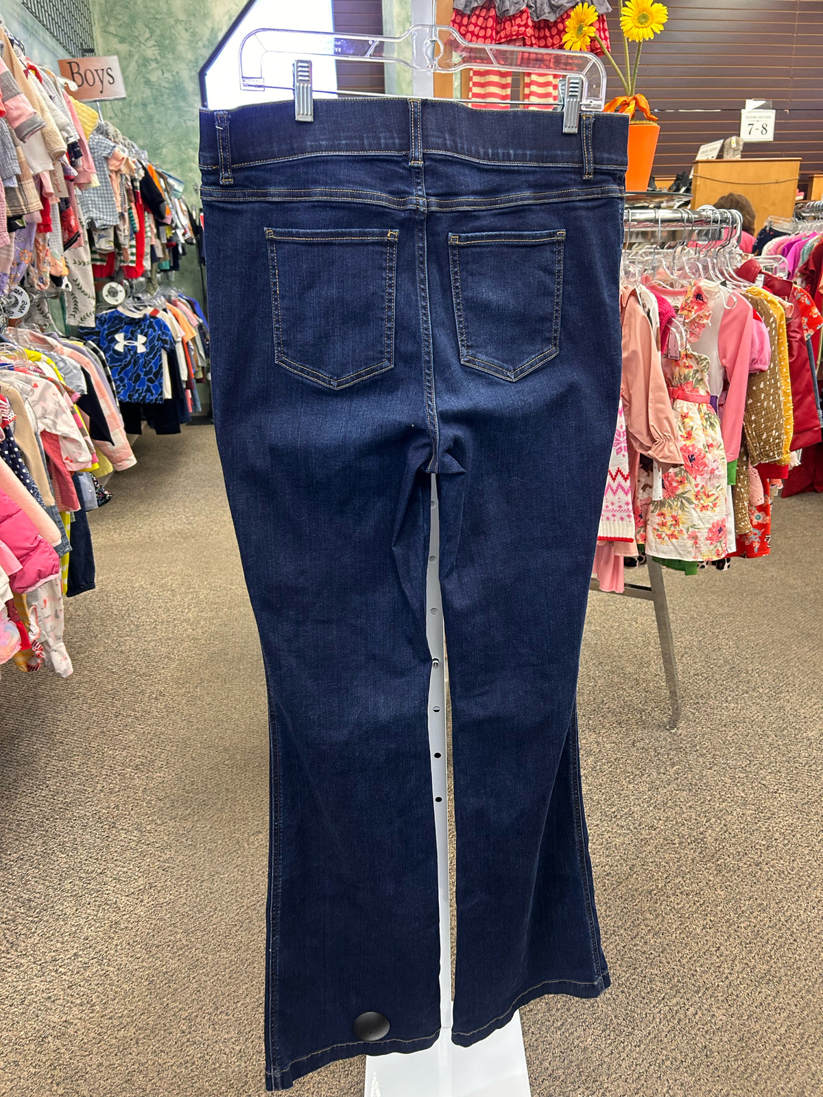 Pre-owned Spanx Dark Denim Size: 12 Jean