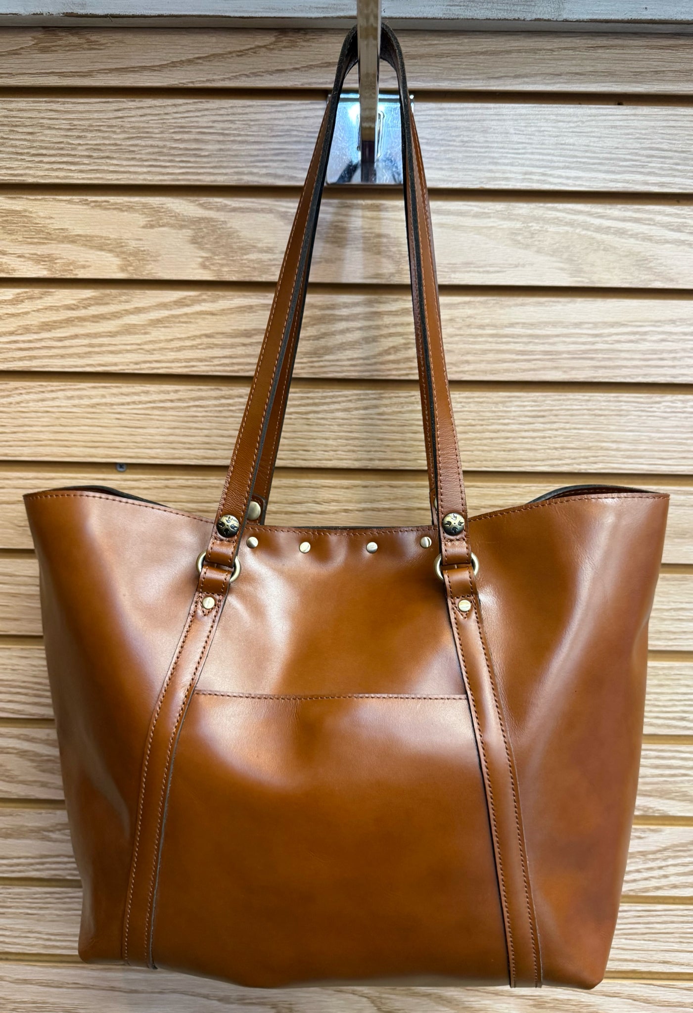 Pre-owned PATRICIA NASH Brown Gold Tote Designer Purse