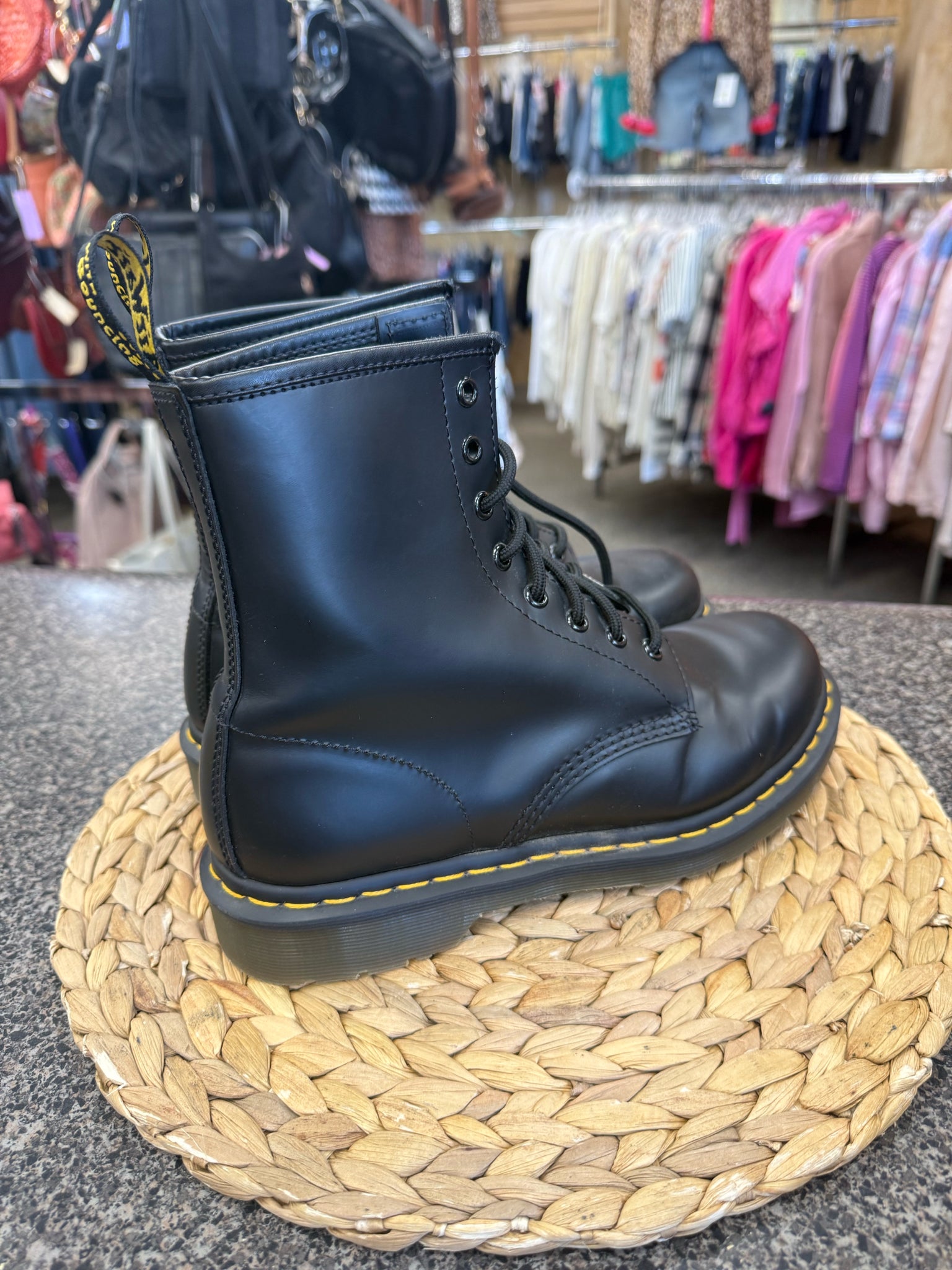 Pre-owned DR MARTENS Black Size 9 Designer Boot