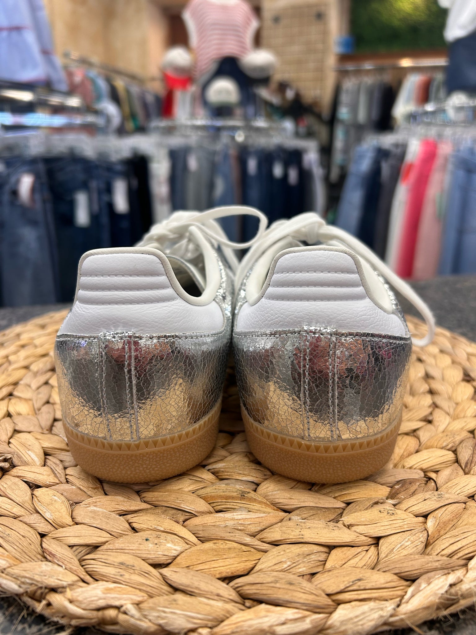 Pre-owned MICHAEL KORS Rose gold Pink Size 7.5 Designer Sneaker