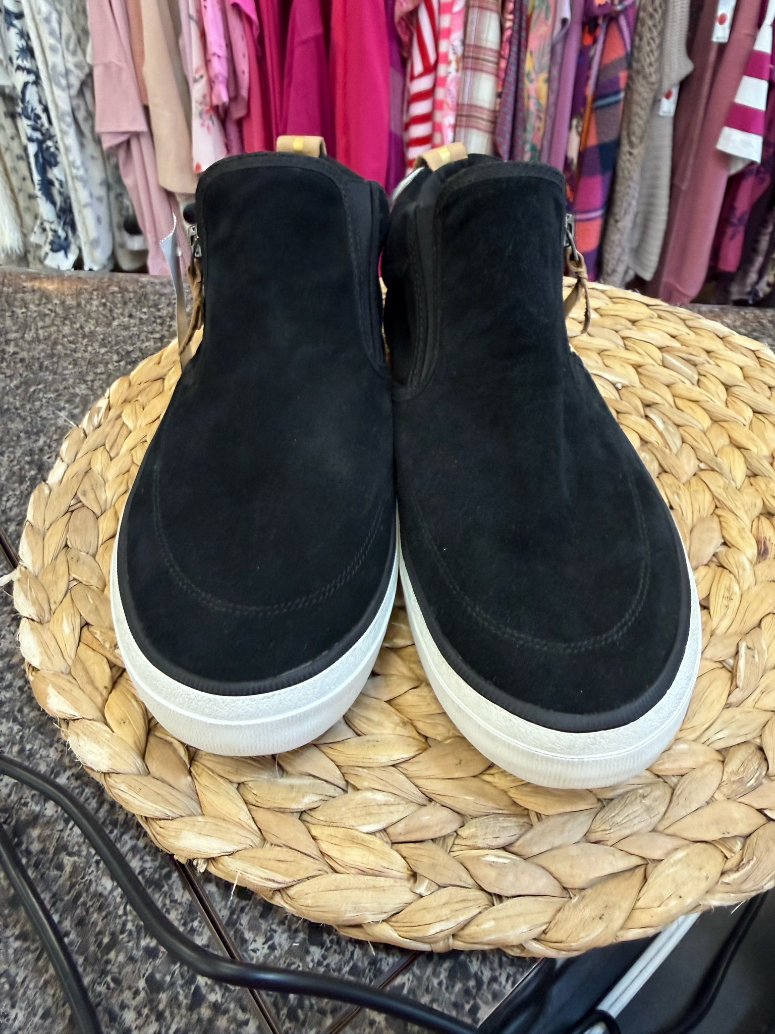 Pre-owned SPERRY Black White SHOE SIZE 11 MENS Designer Shoe