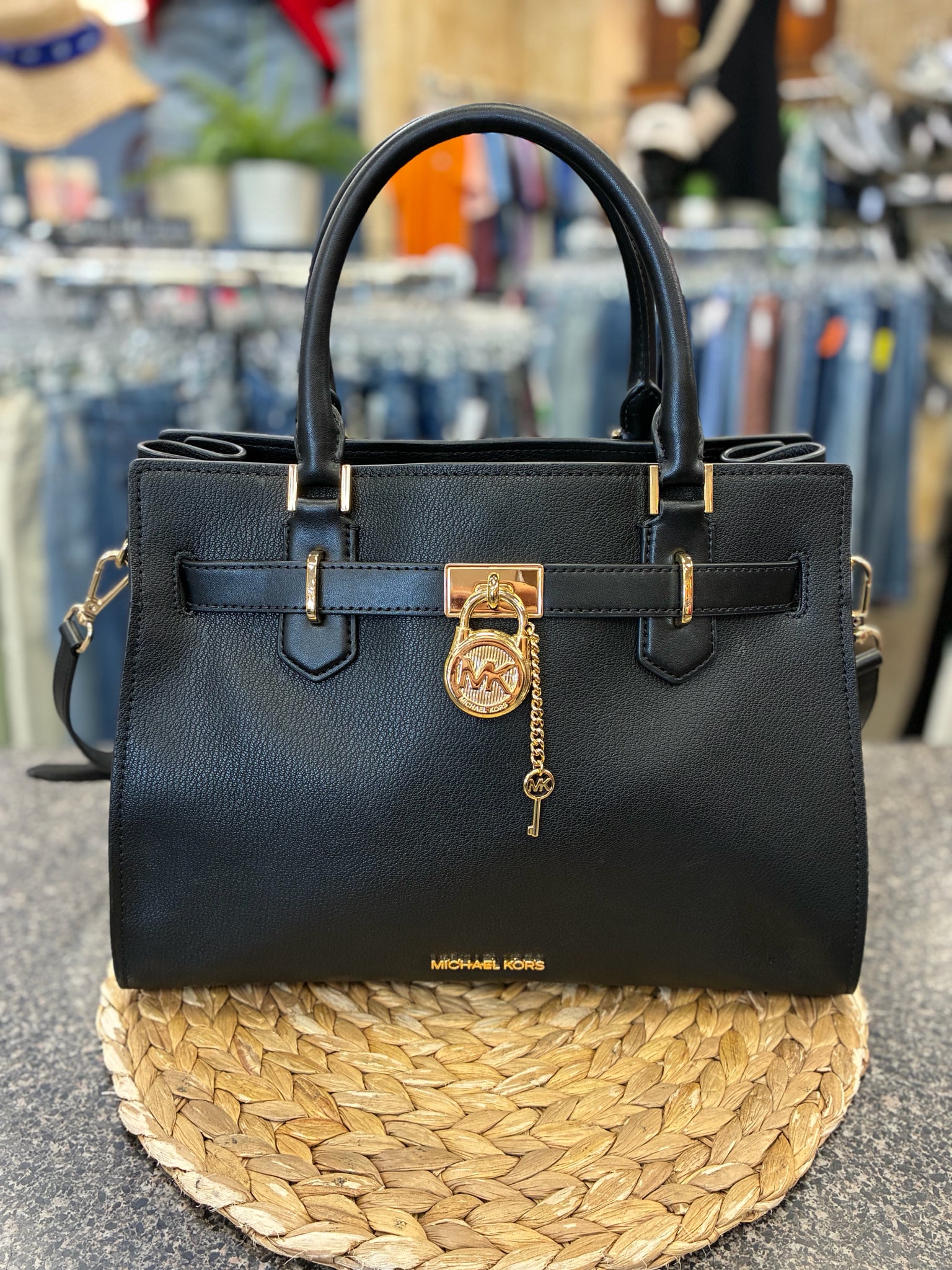 Pre-owned MICHAEL KORS Black Crossbody Designer Purse