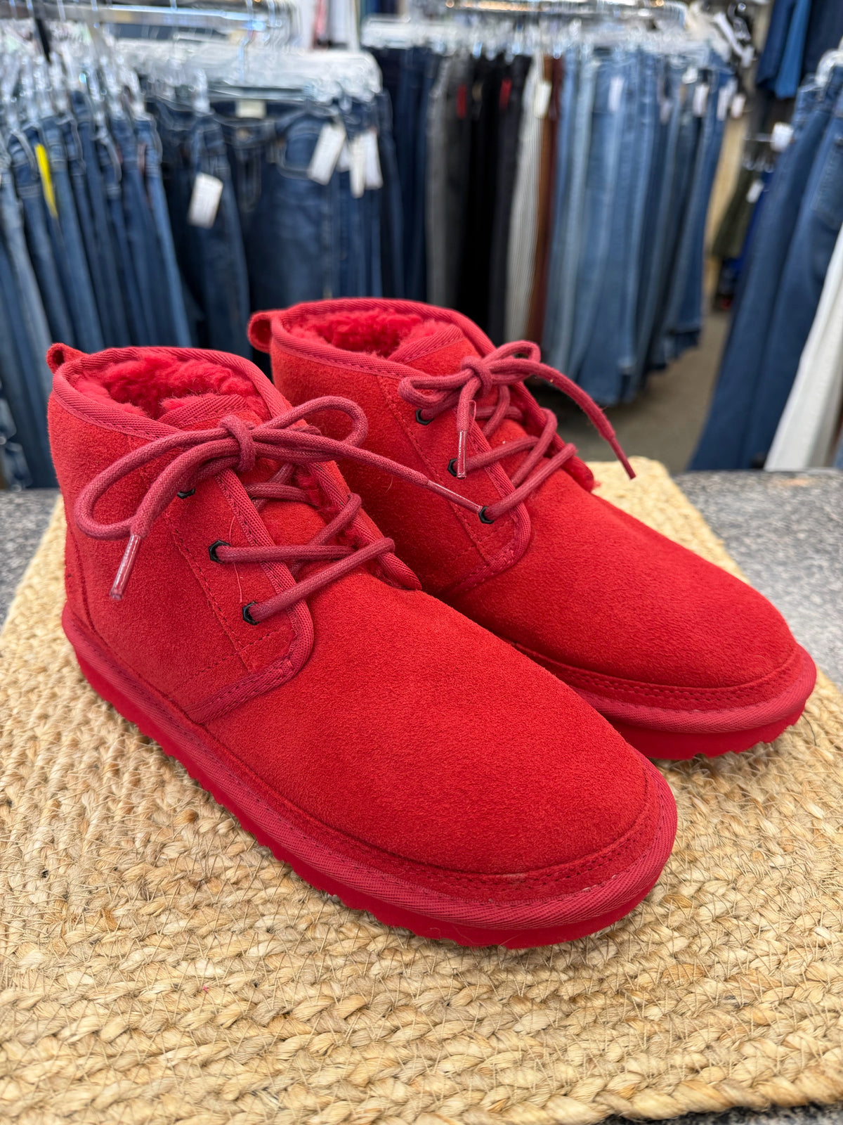 Pre-owned UGG Red Size 5 Designer Boot