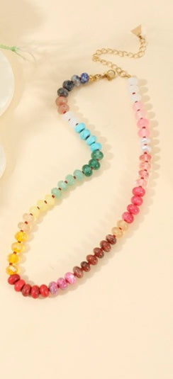 New Zenana Multi Color Brown Necklace