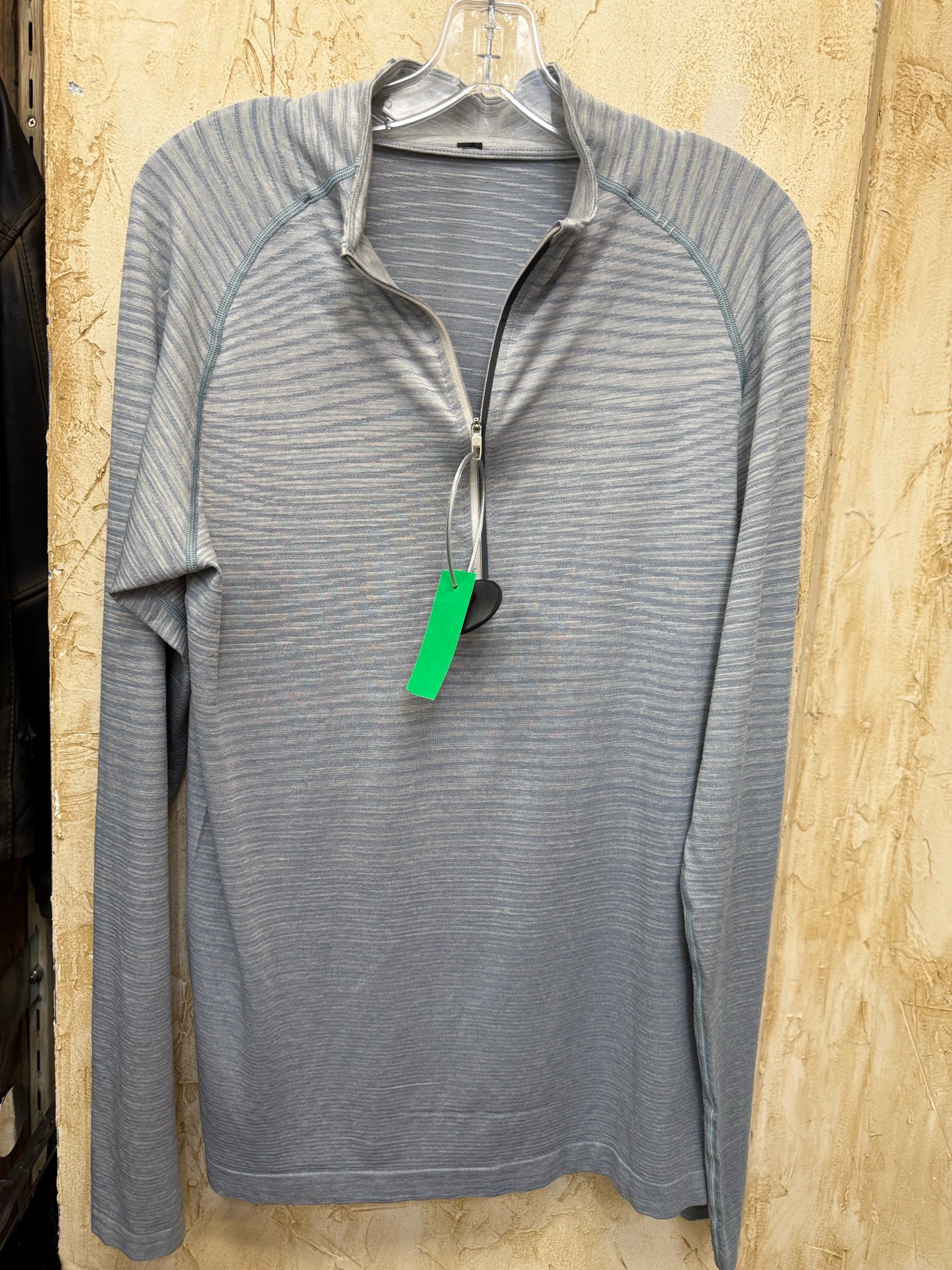 Pre-owned Lululemon Gray Light Blue Men Size M Mens Designer Pullover