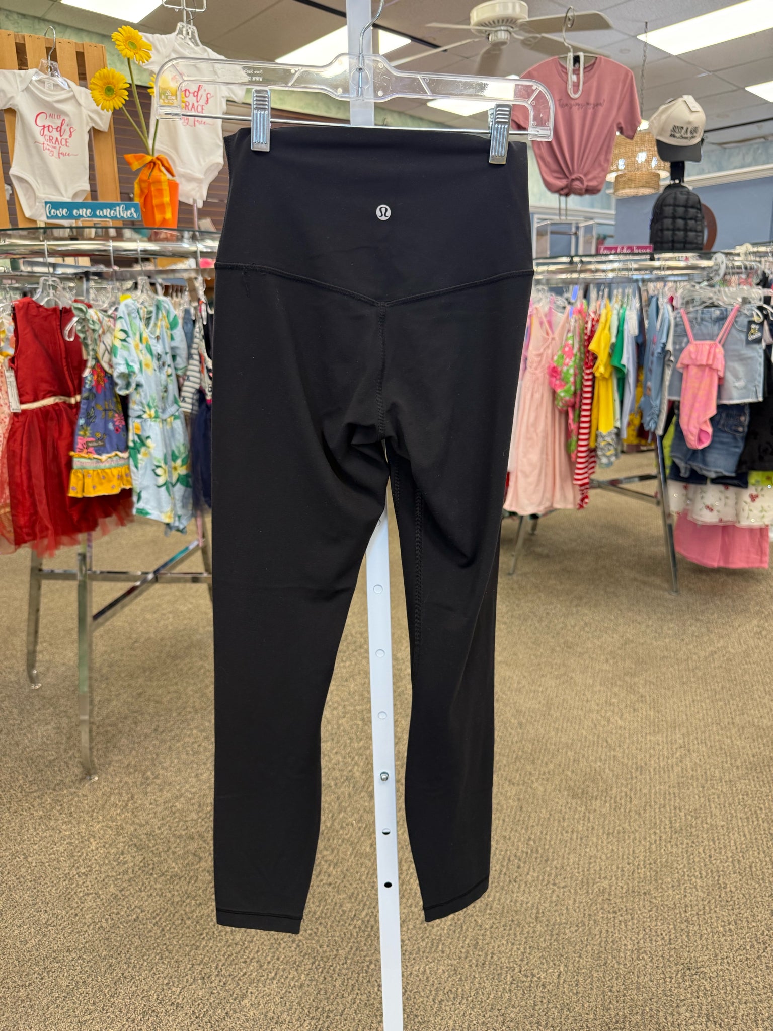 Pre-owned Lululemon Black Size: 4 Designer Legging