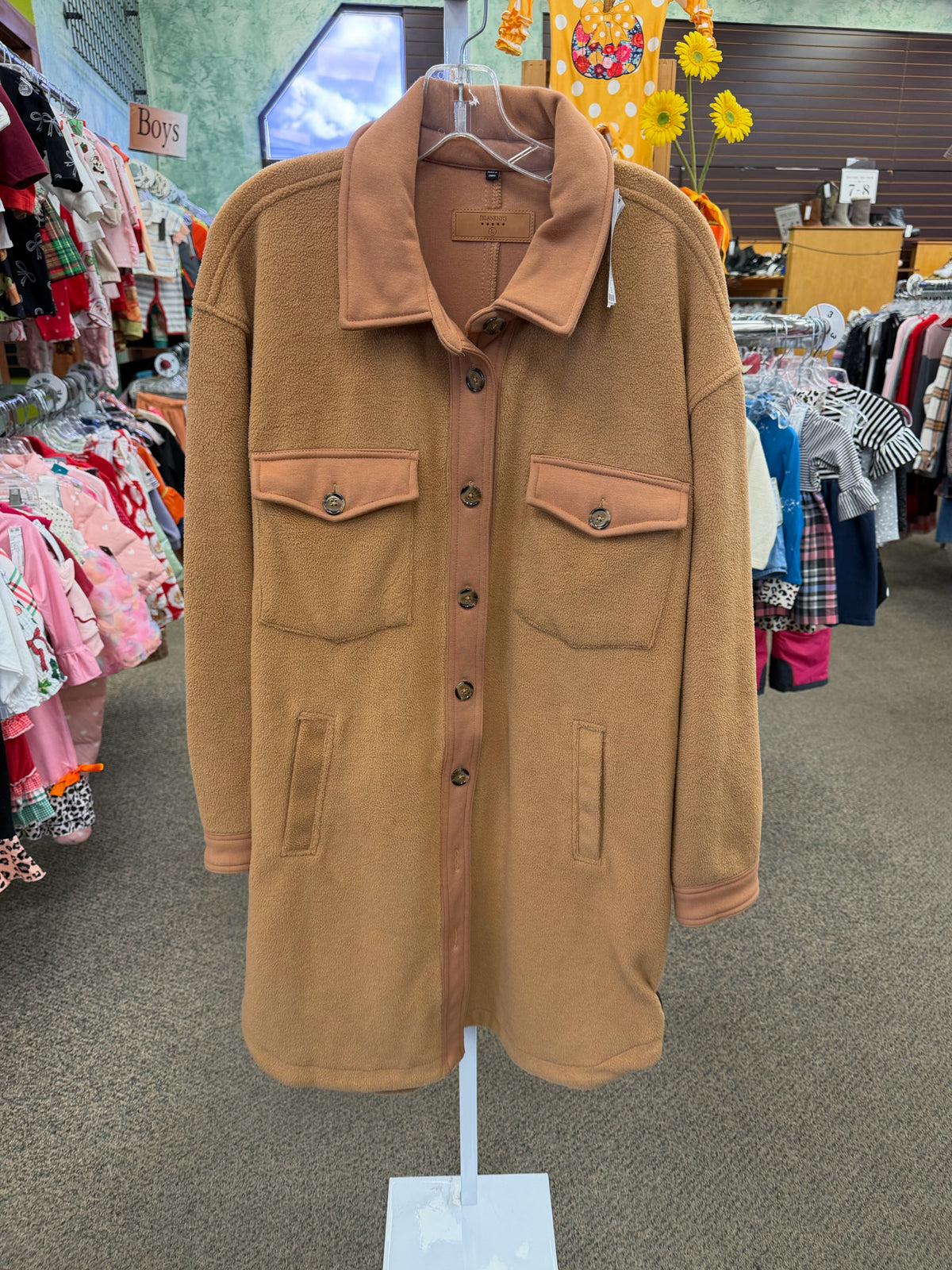Pre-owned BLANKNYC Brown Size L Long Sleeve Coat