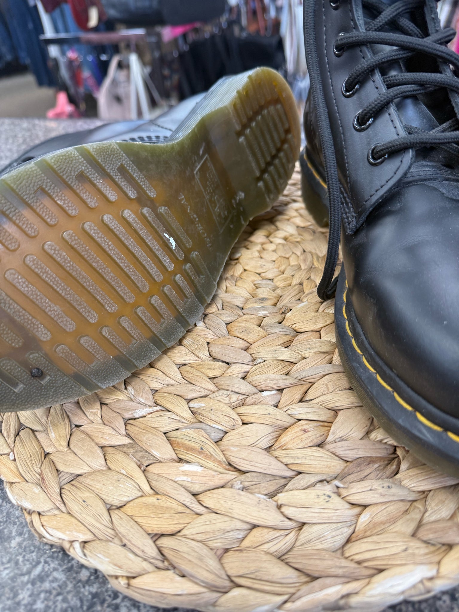 Pre-owned DR MARTENS Black Size 9 Designer Boot