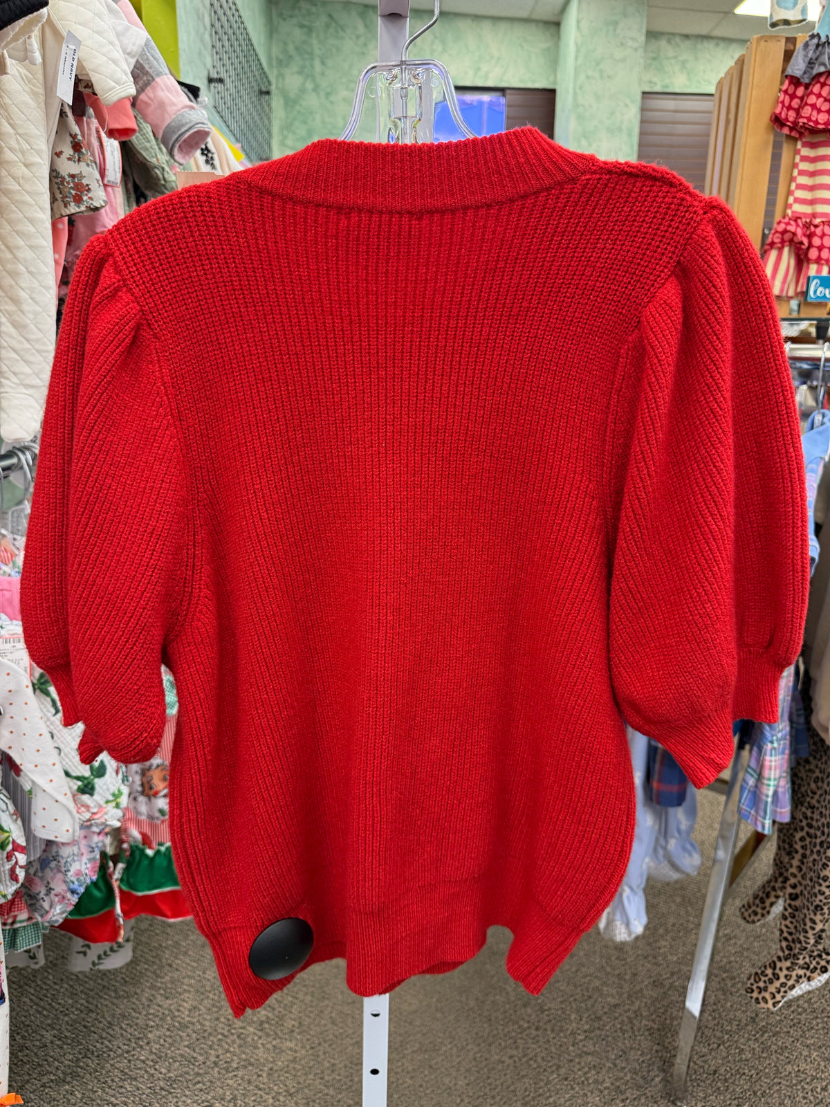Pre-owned Urban Daizy Red Size L Short Sleeve Sweater