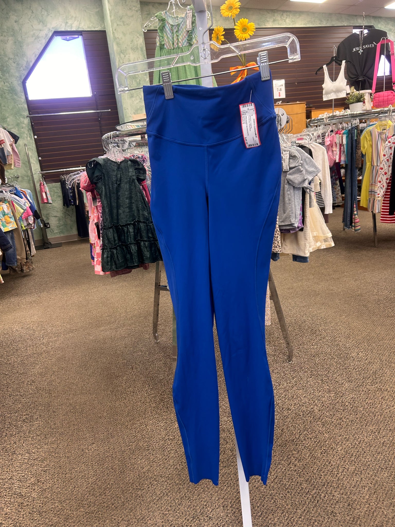 Pre-owned Lululemon Royal Blue Size: 0 Designer Legging
