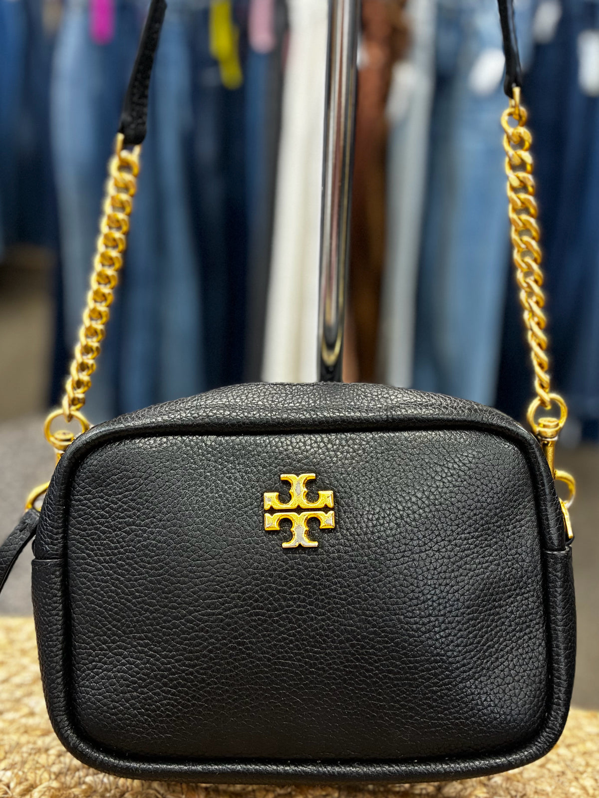 Pre-owned TORY BURCH Black S Crossbody Purse