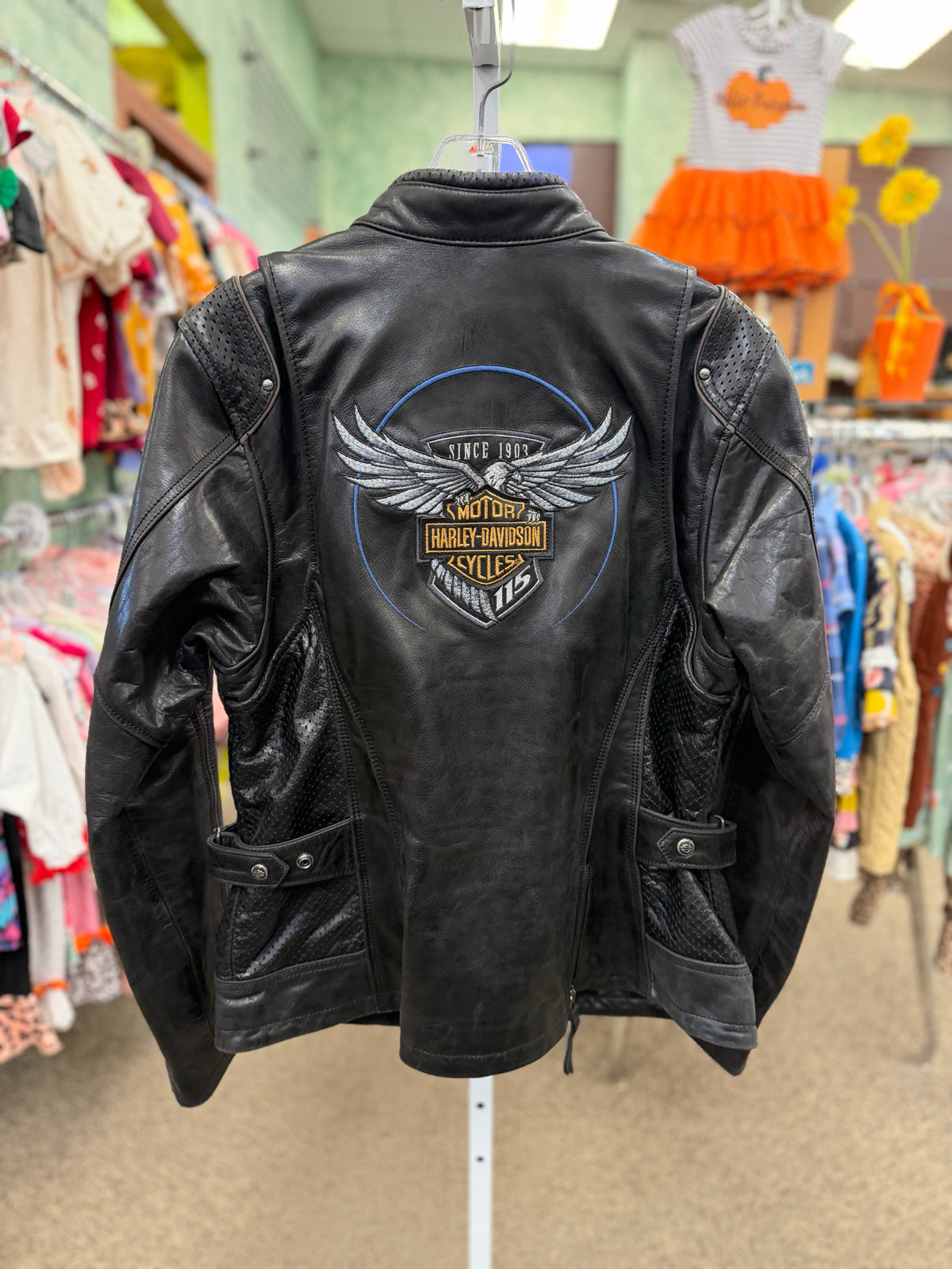 New with Tag Harley Davidson Black Size: L/XL Long Sleeve Designer Jacket