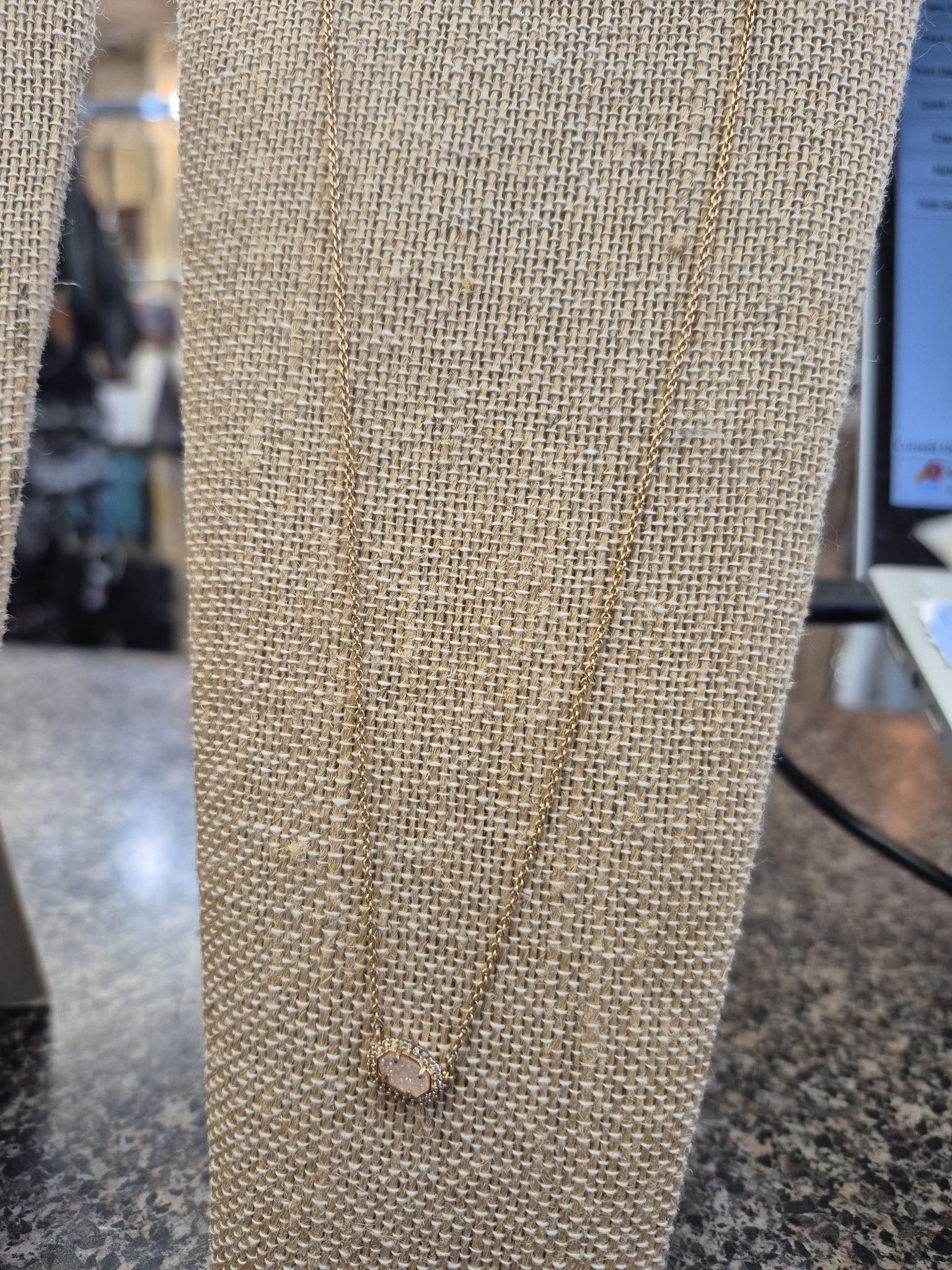 Pre-owned KENDRA SCOTT Rose gold Designer Necklace