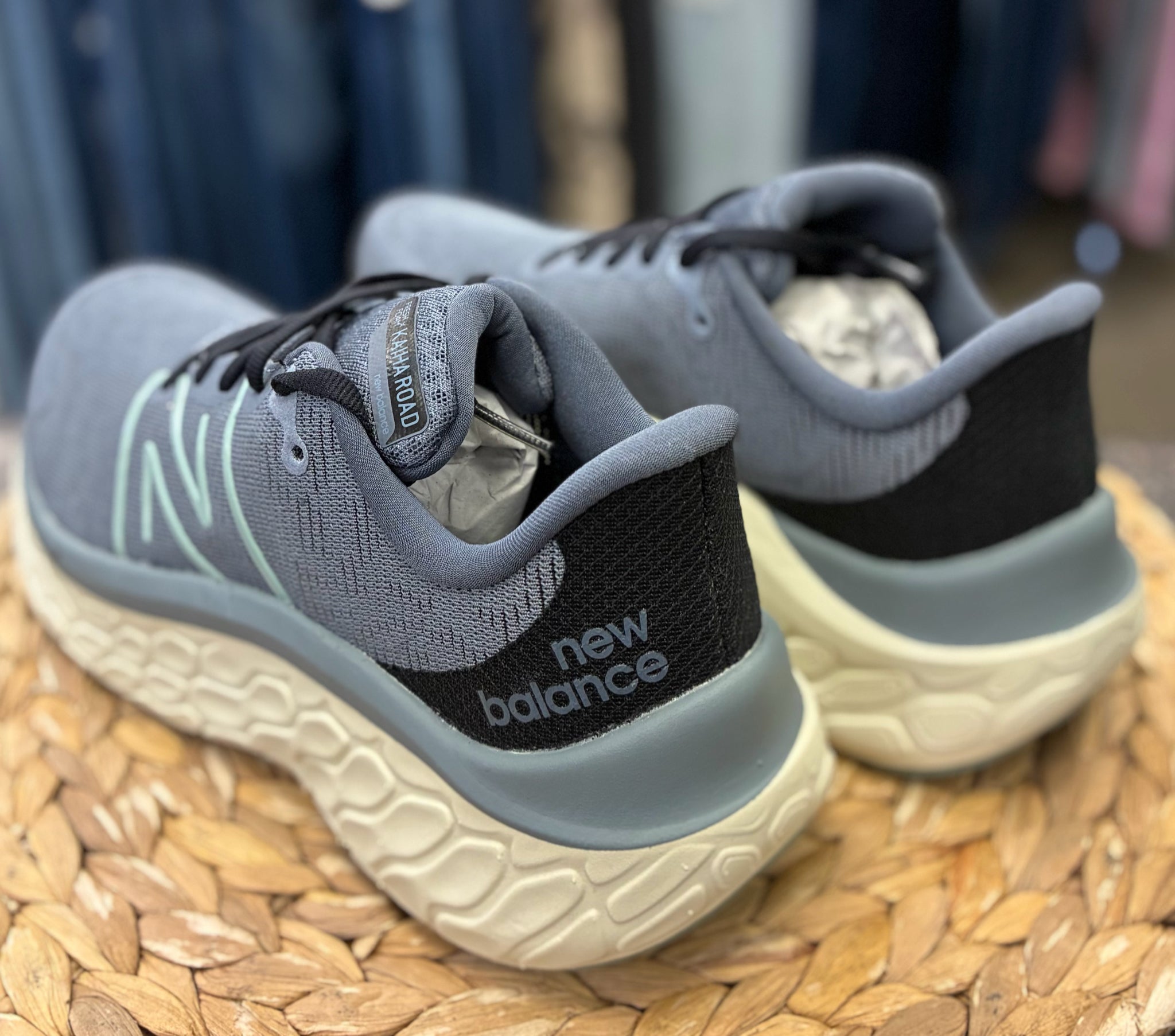 New Without Tag NEW BALANCE Dusty blue Off-white Size 9.5 Designer Sneaker