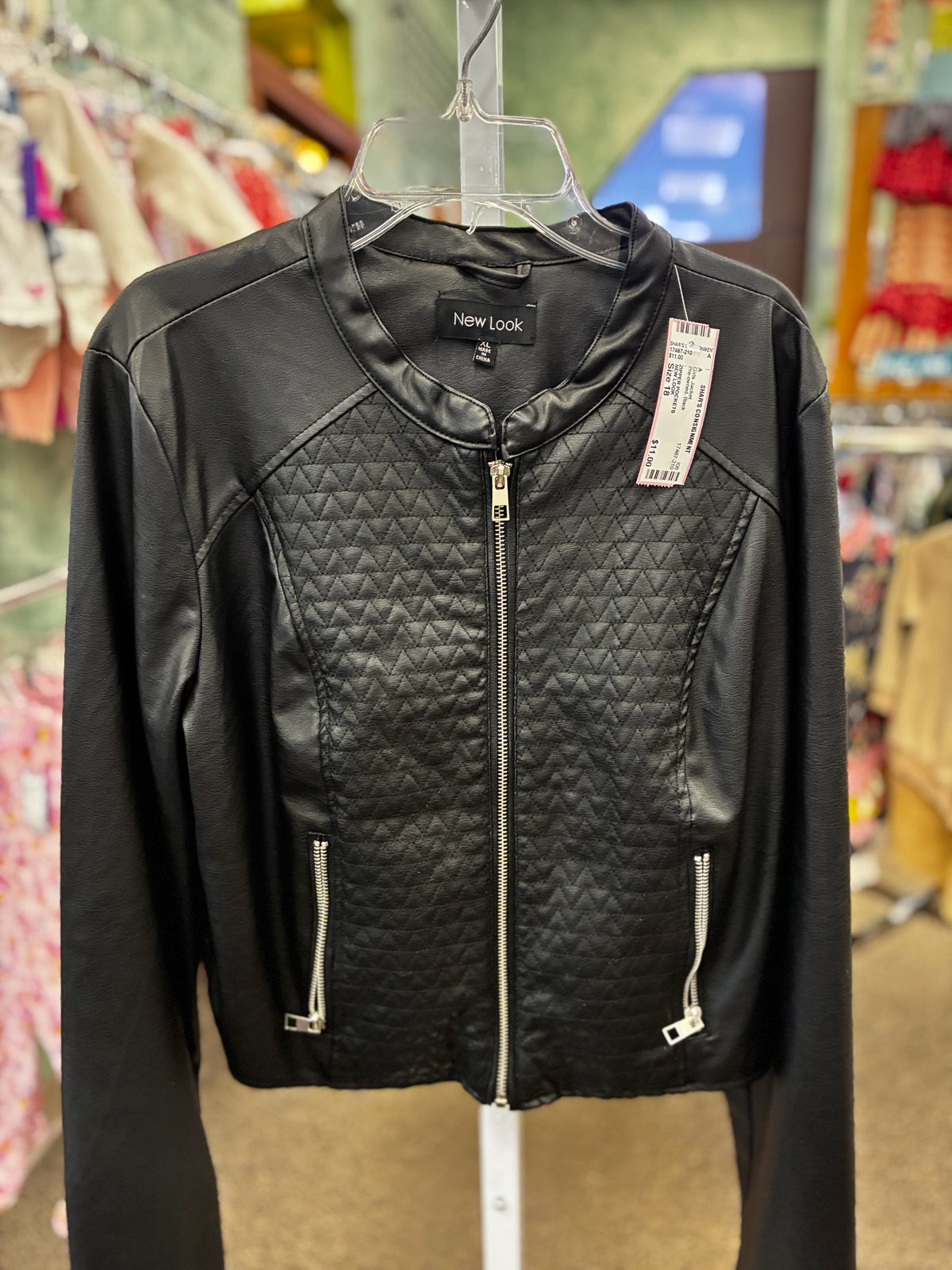 Pre-owned NEW LOOK Black Size 18 Girls Jacket