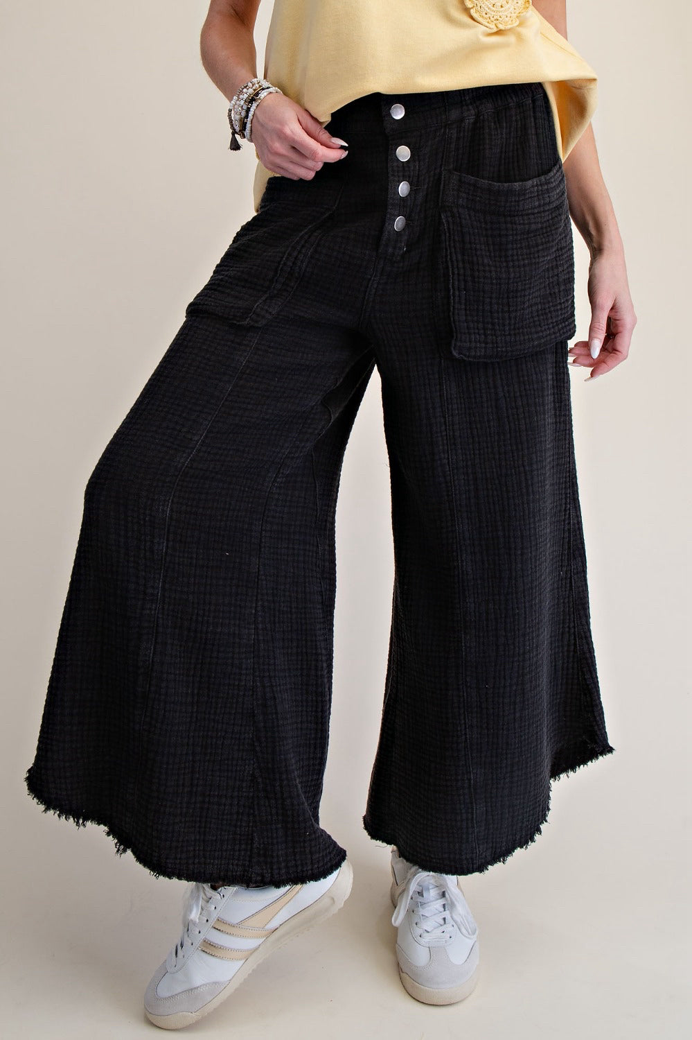 New EASEL Black Size Small Pants