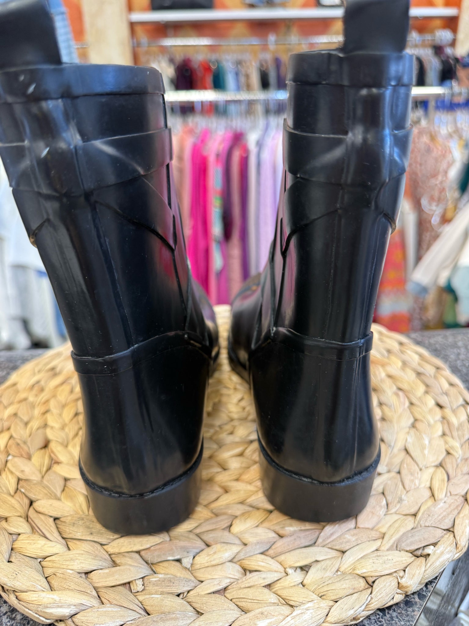 Pre-owned COACH Black Size 10 Rainboot