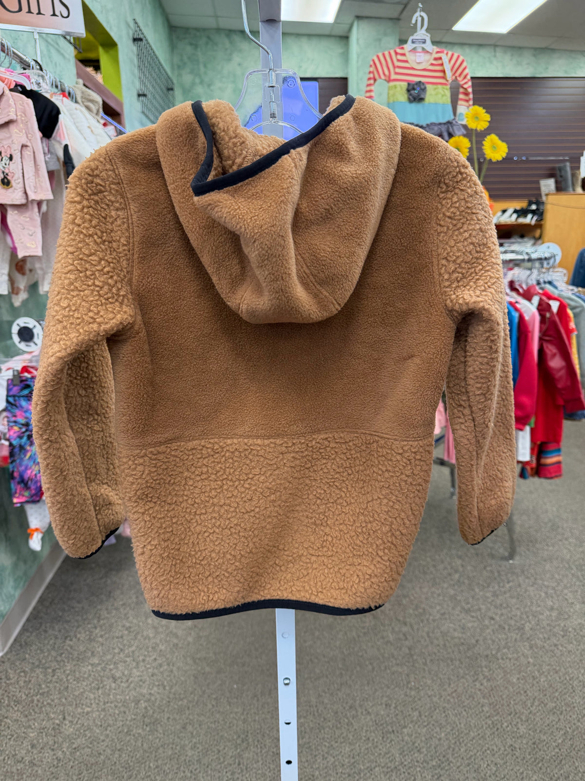 Pre-owned NORTH FACE Bronze Black Trim C-SIZE 5T Long Sleeve Boys Jacket