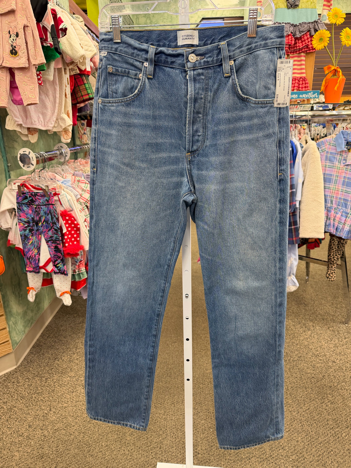 Pre-owned citizen of humanity BLUE DENIM Size: 6 Jean