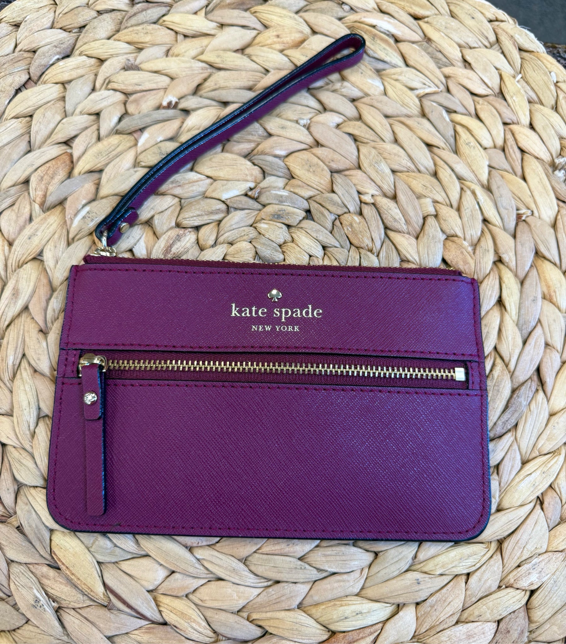 Pre-owned KATE SPADE Burgundy COIN PURSE