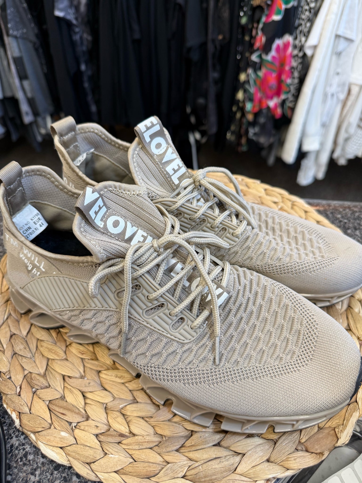 Pre-owned DENGCHEN Tan SHOE SIZE 13 MENS Designer Sneaker