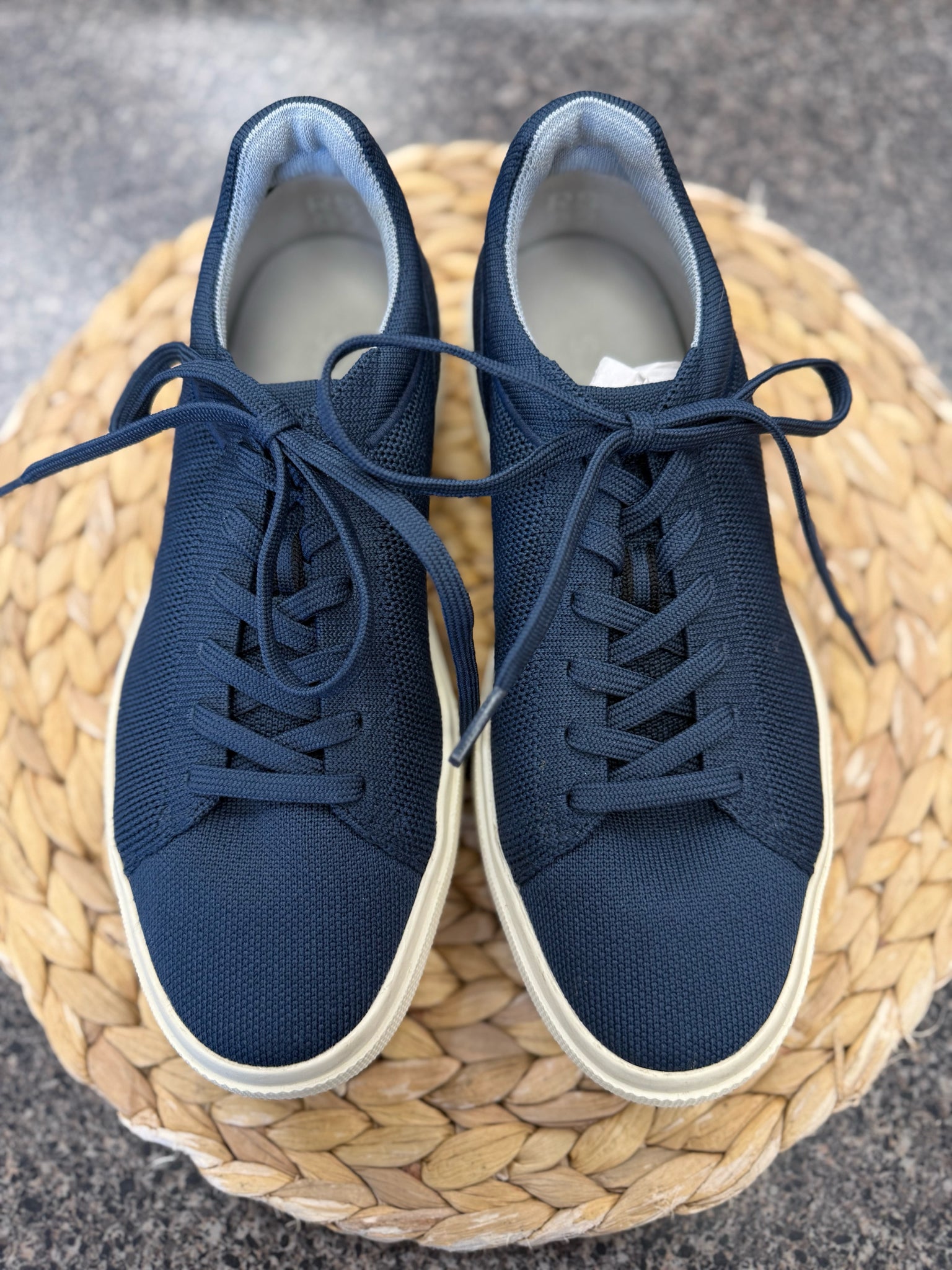 Pre-owned ROTHY'S Navy Size 8.5 Designer Sneaker