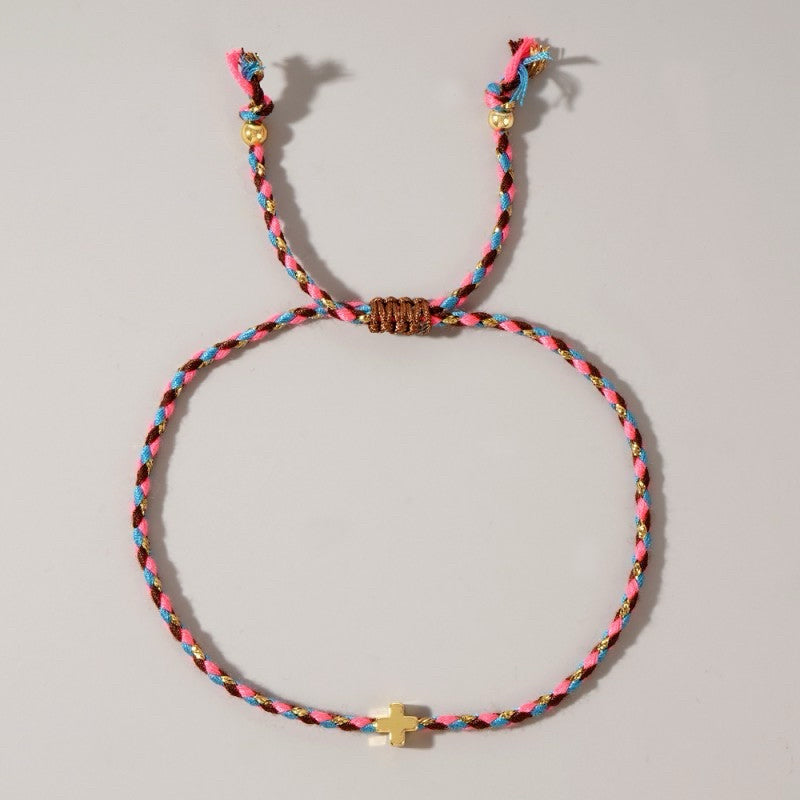 New Josslyn Pink Light Blue Bracelet