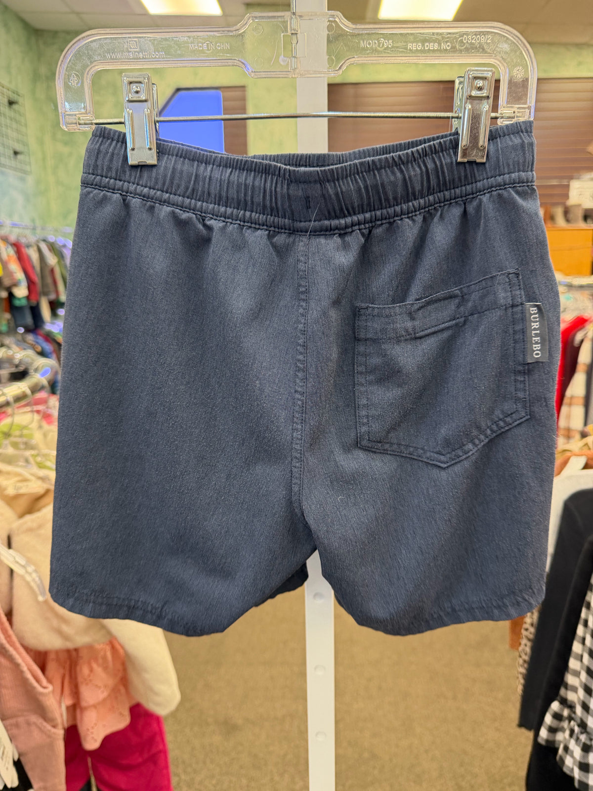 Pre-owned Burlebo Navy C-SIZE 5T Boys Shorts