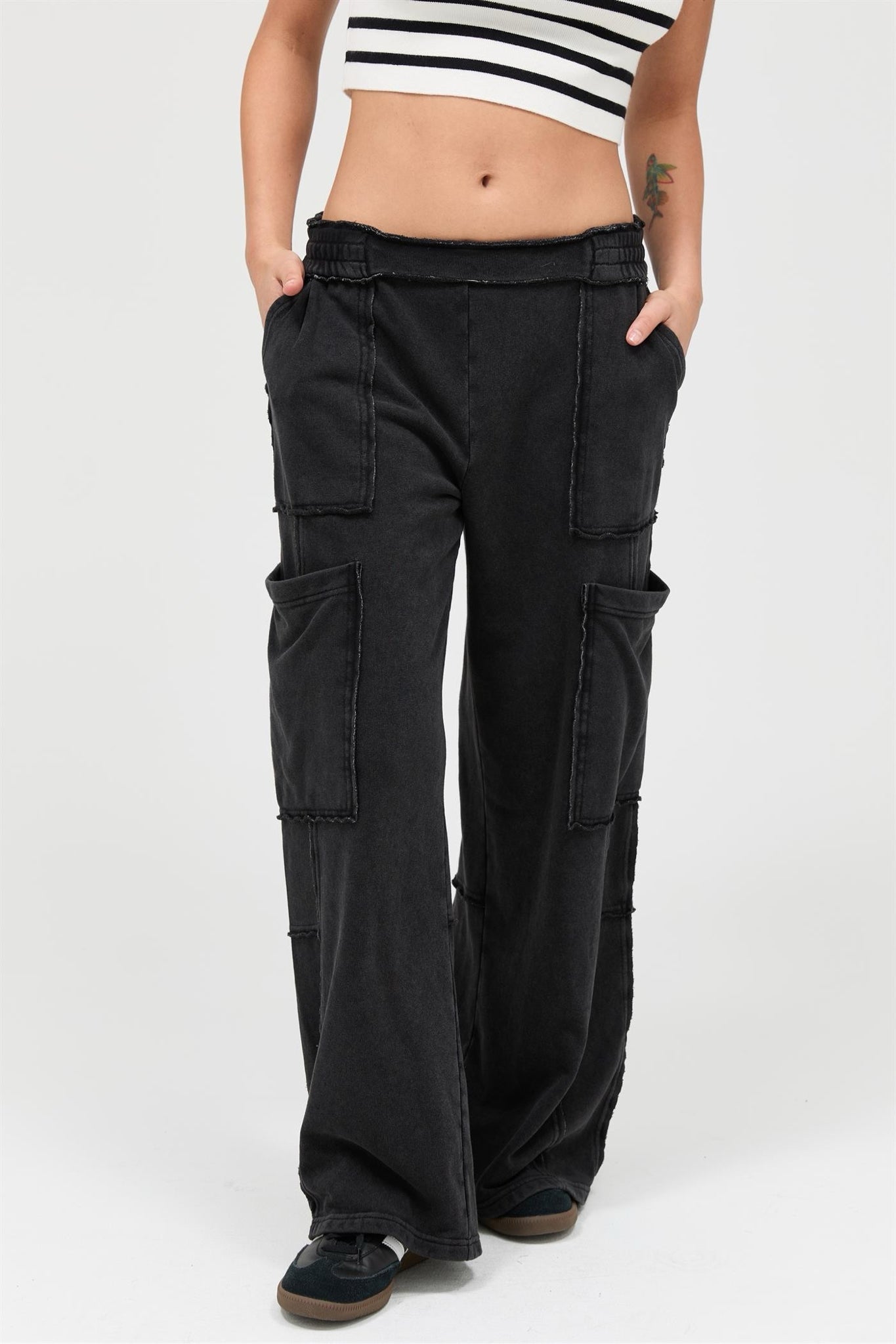 New DOUBLE ZERO Black Size Small Pants