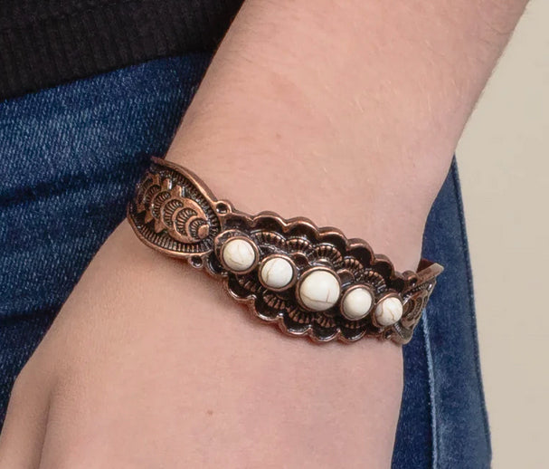 New YF copper Ivory Bracelet