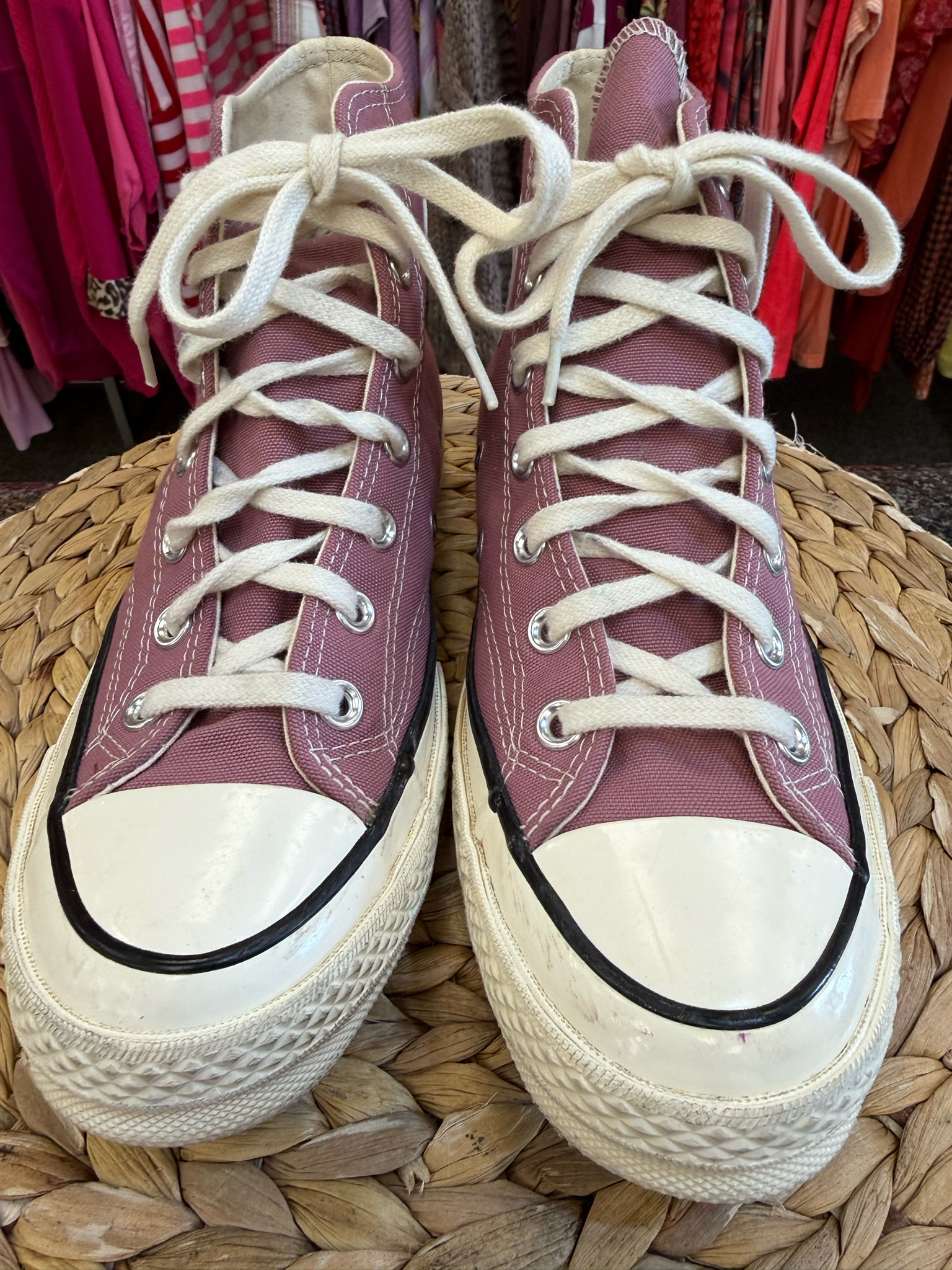 Pre-owned CONVERSE Lavender Size 8 Sneaker