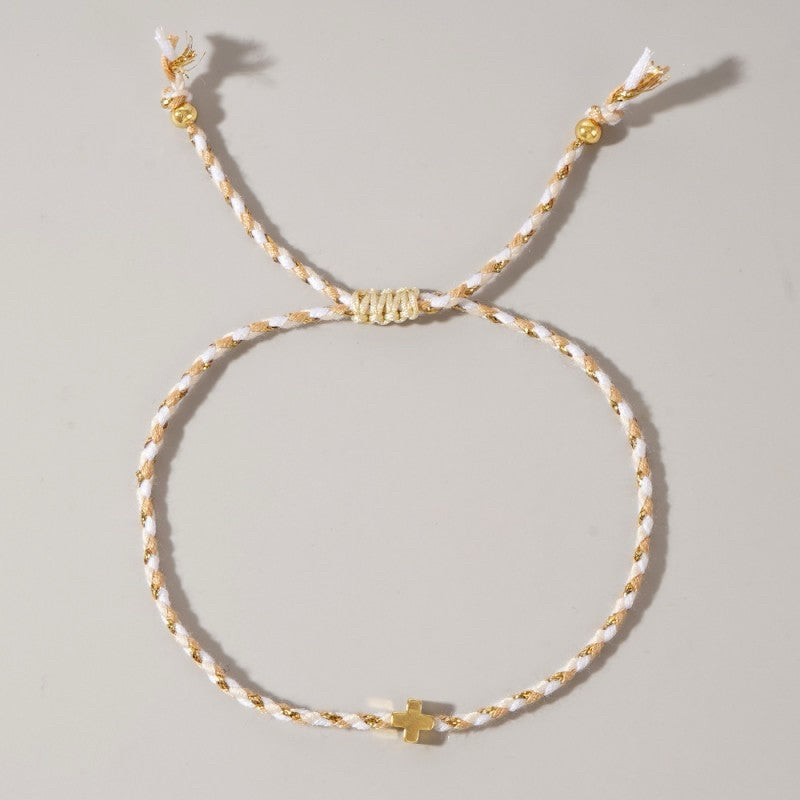 New Josslyn White Tan Bracelet