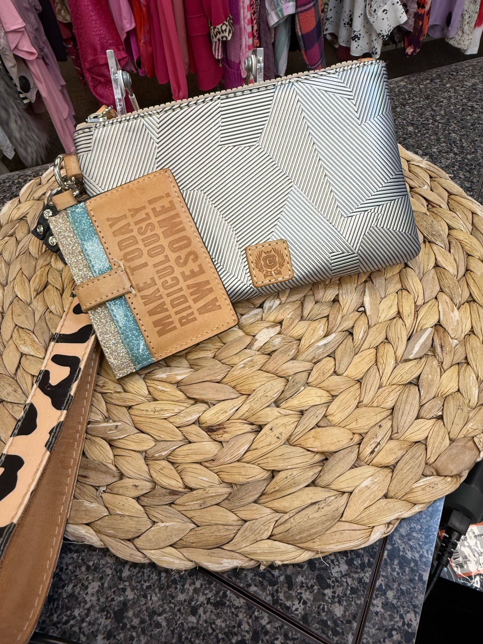 Pre-owned CONSUELA Silver Animal Designer Wallet