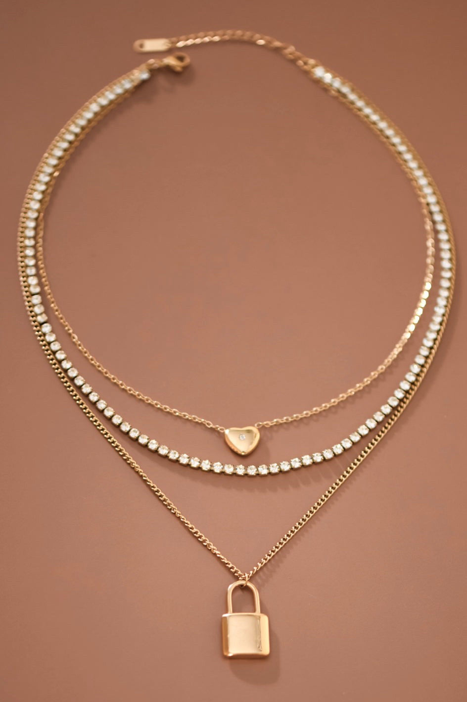 New MIA Gold Stainless Steel Necklace