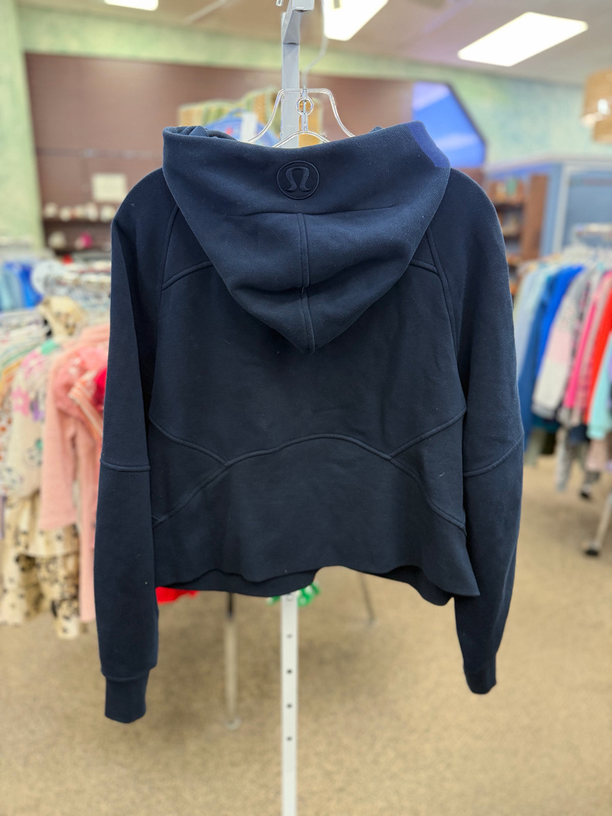 Pre-owned Lululemon Navy Size: M/L Long Sleeve Designer Pullover