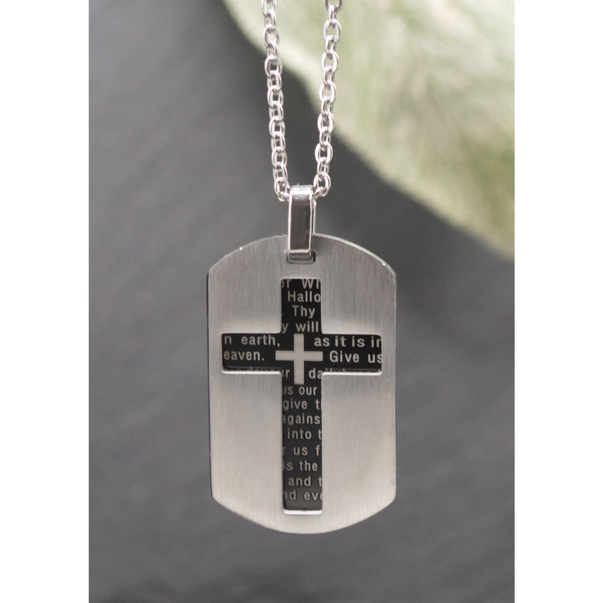 New EDEN Silver Black Necklace
