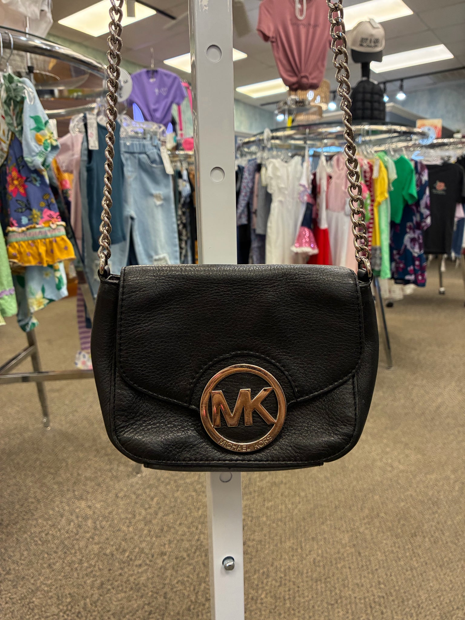 Pre-owned MICHAEL KORS Black Crossbody Designer Purse