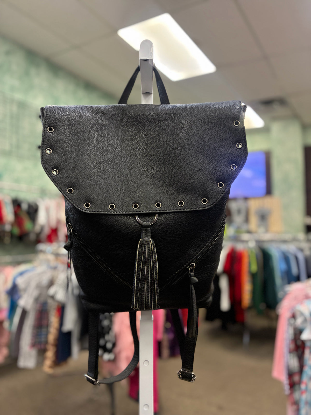 Pre-owned HADAKI Black L Backpack Purse