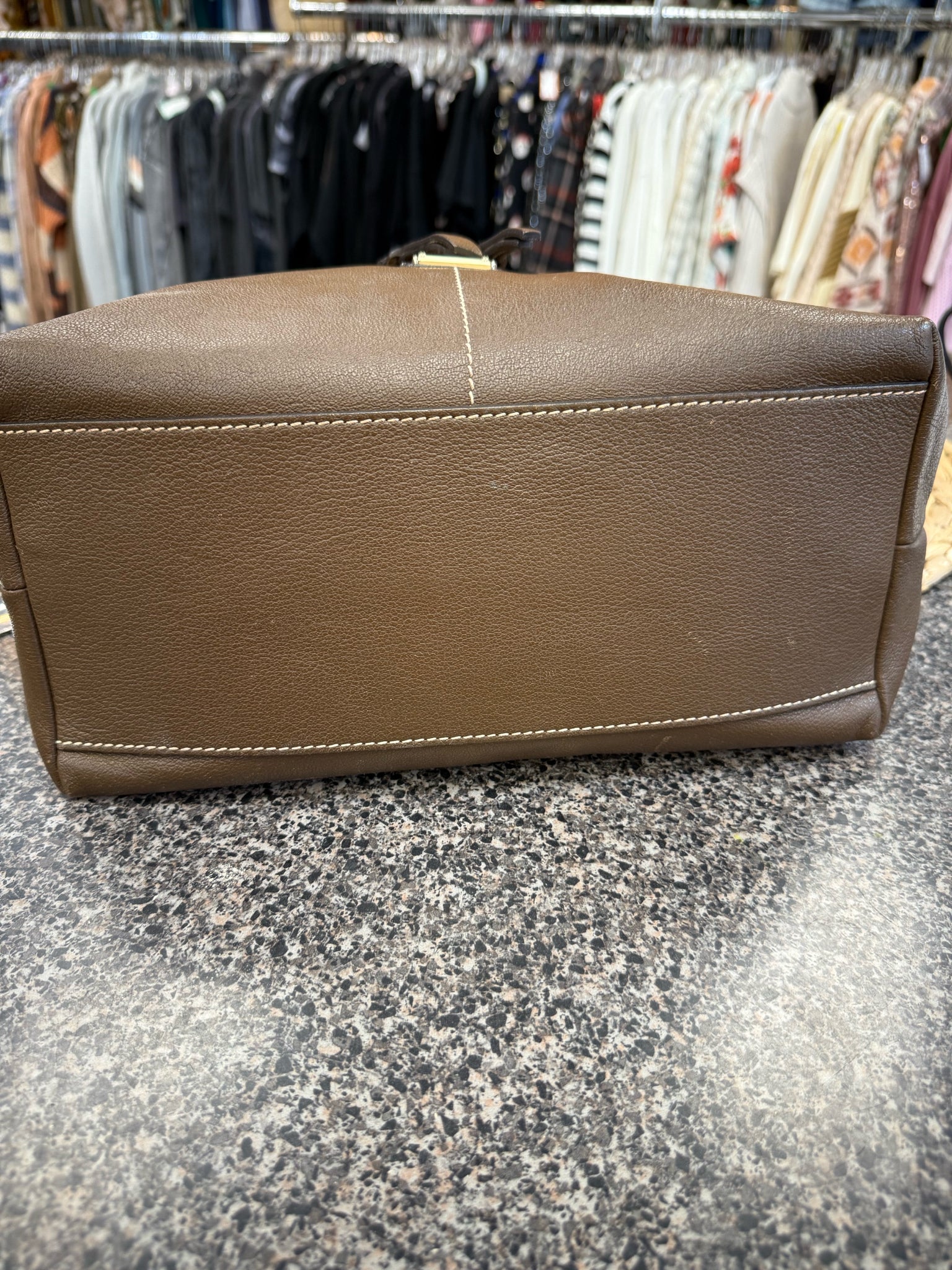 Pre-owned DOONEY&BOURKE Brown Shoulder Designer Purse