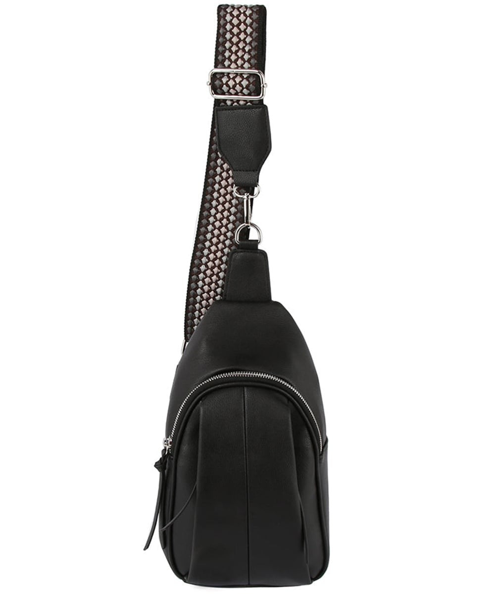 New ALBA Black M Sling Purse