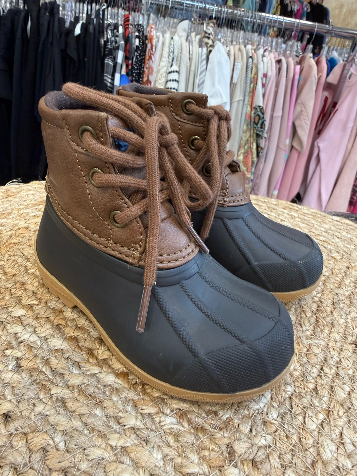 Pre-owned SPERRY Brown C-SIZE 6 Boys Boots