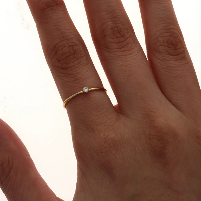 New Sterling Silver 14k gold STERLING SILVER Ring Size 6 Ring