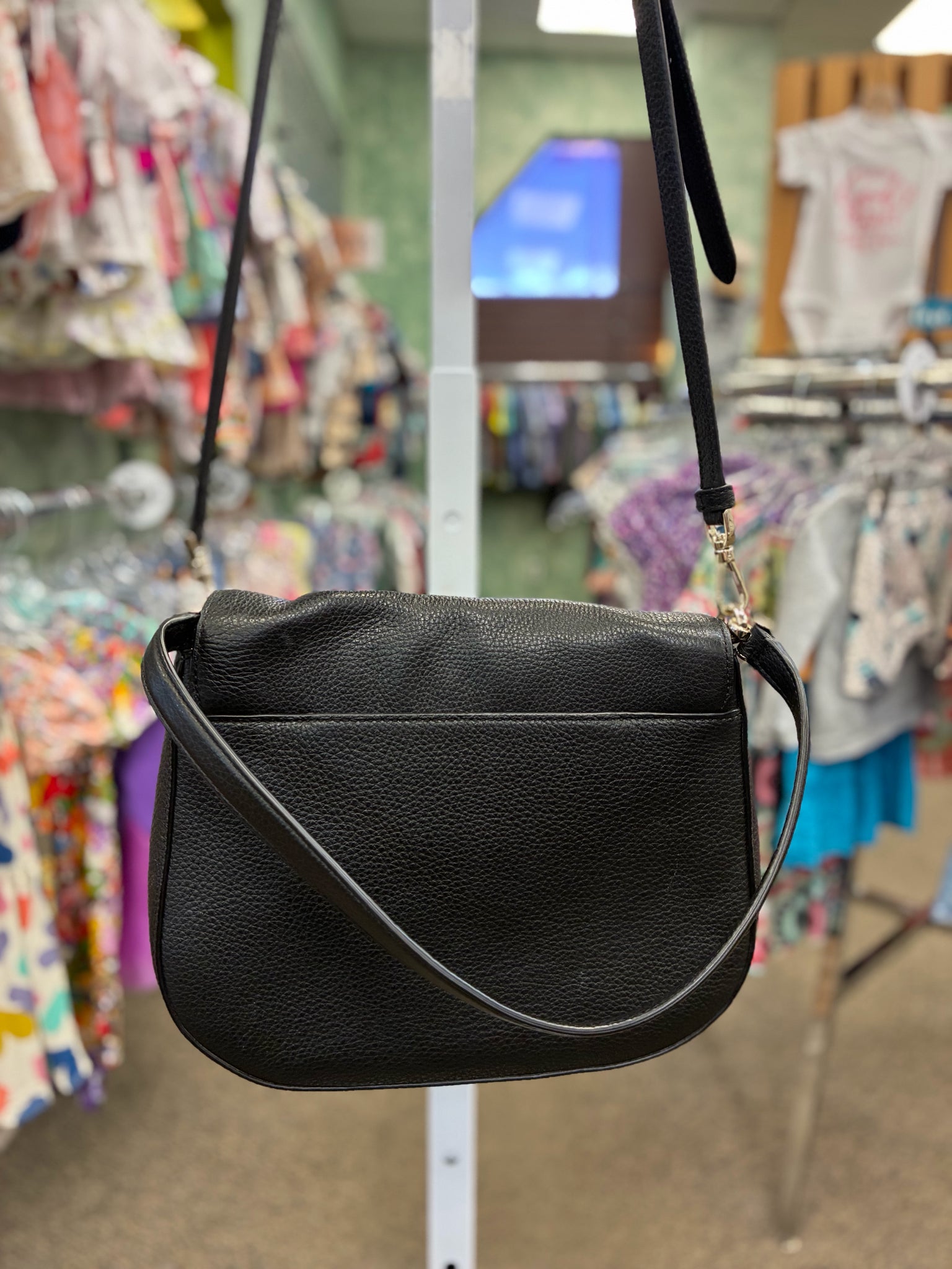 Pre-owned KATE SPADE Black Shoulder Designer Purse