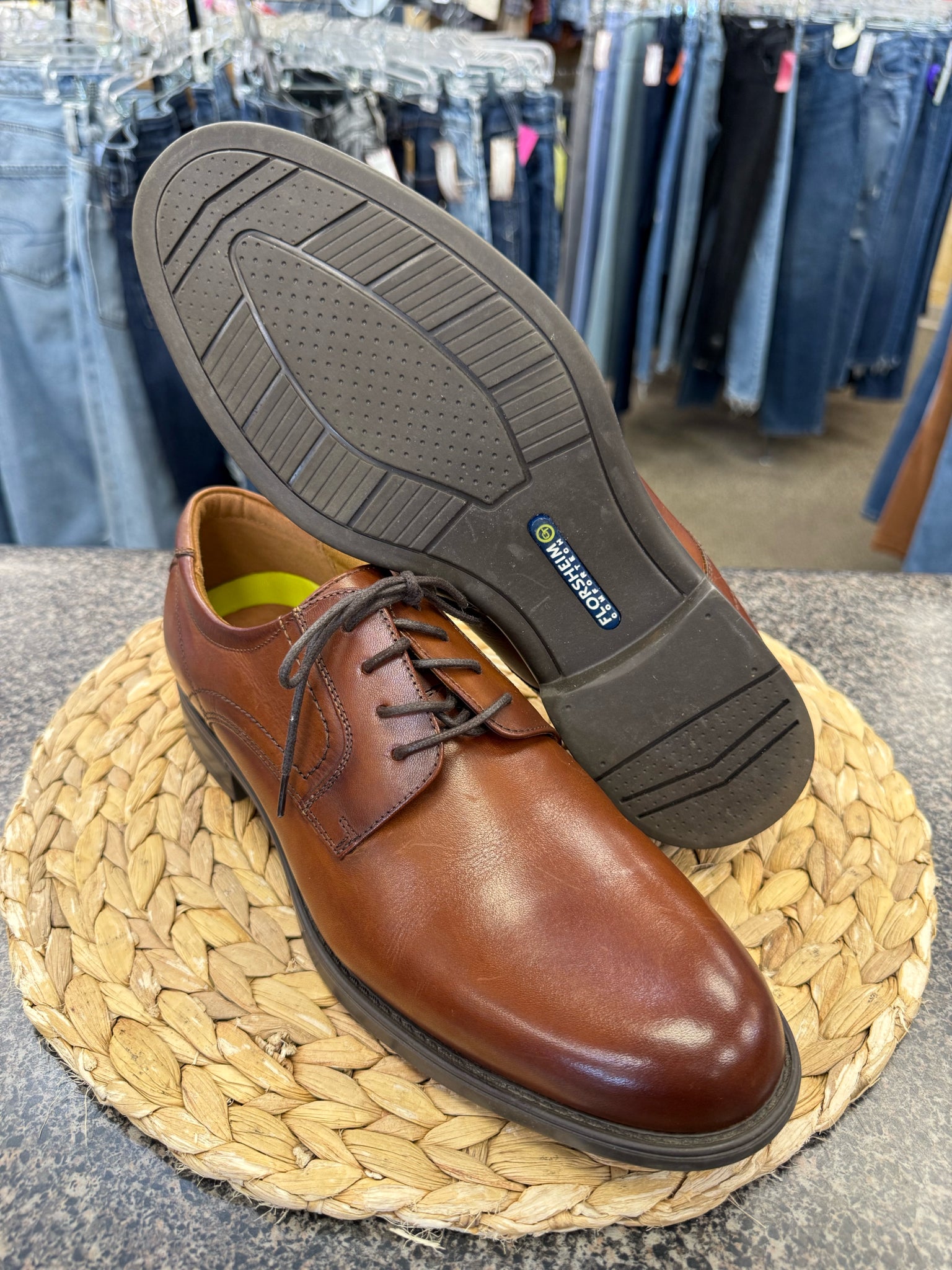 Pre-owned FLORSHEIM Brown SHOE SIZE 9.5 MENS Shoes