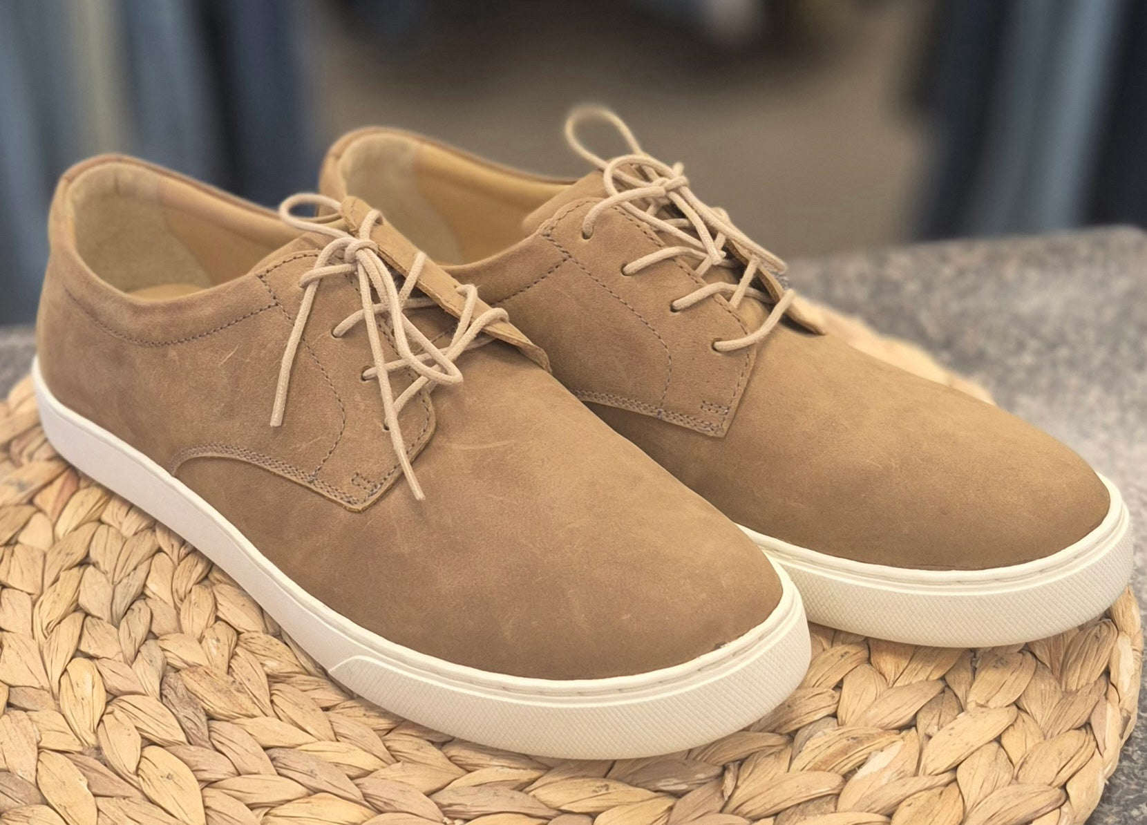 Pre-owned NISOLO Tan SHOE SIZE 8.5 MENS Designer Sneaker